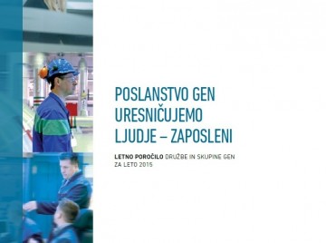 Vabljeni k ogledu letnega poročila družbe in skupine GEN za leto 2015  